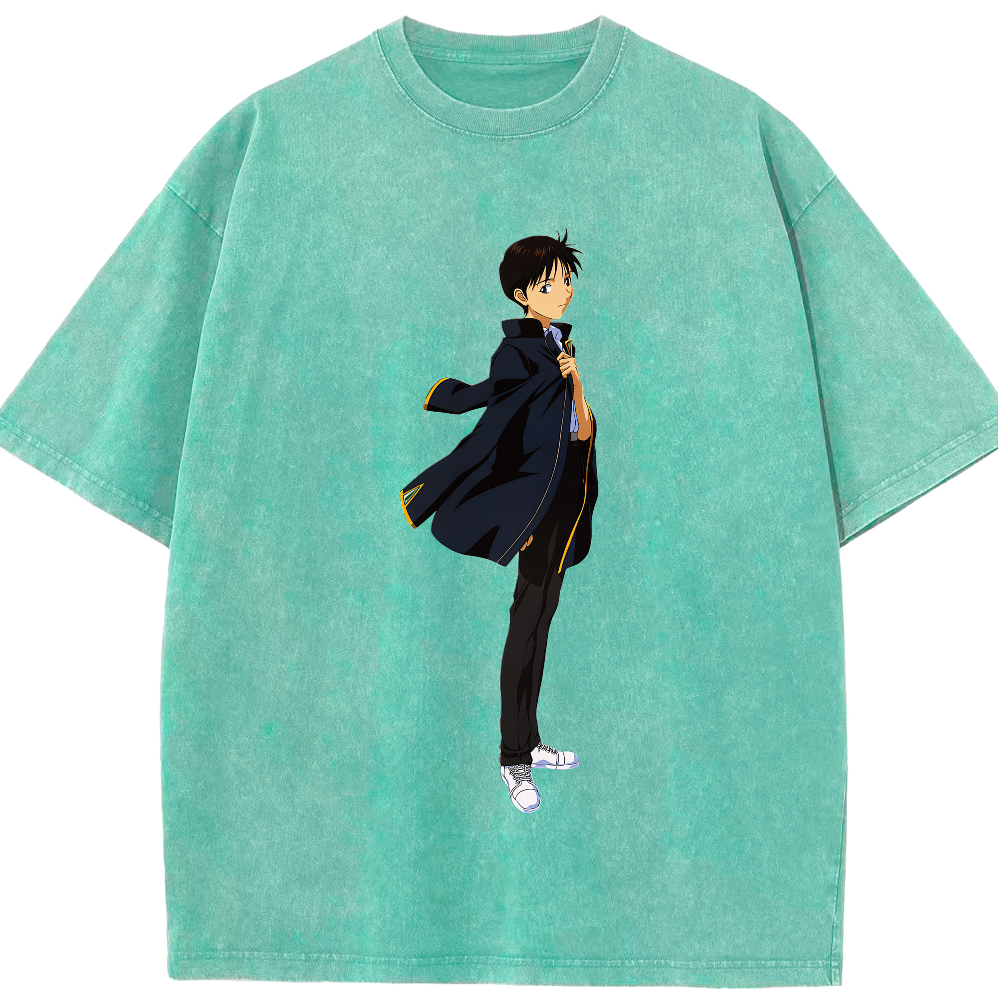 （画像用） EVA 新世紀エヴァンゲリオン 綿100% ヴィンテージ風 半袖Tシャツ（フロントプリント）